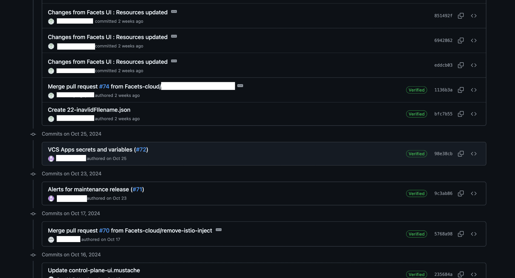 Versioned and Immutable Histories