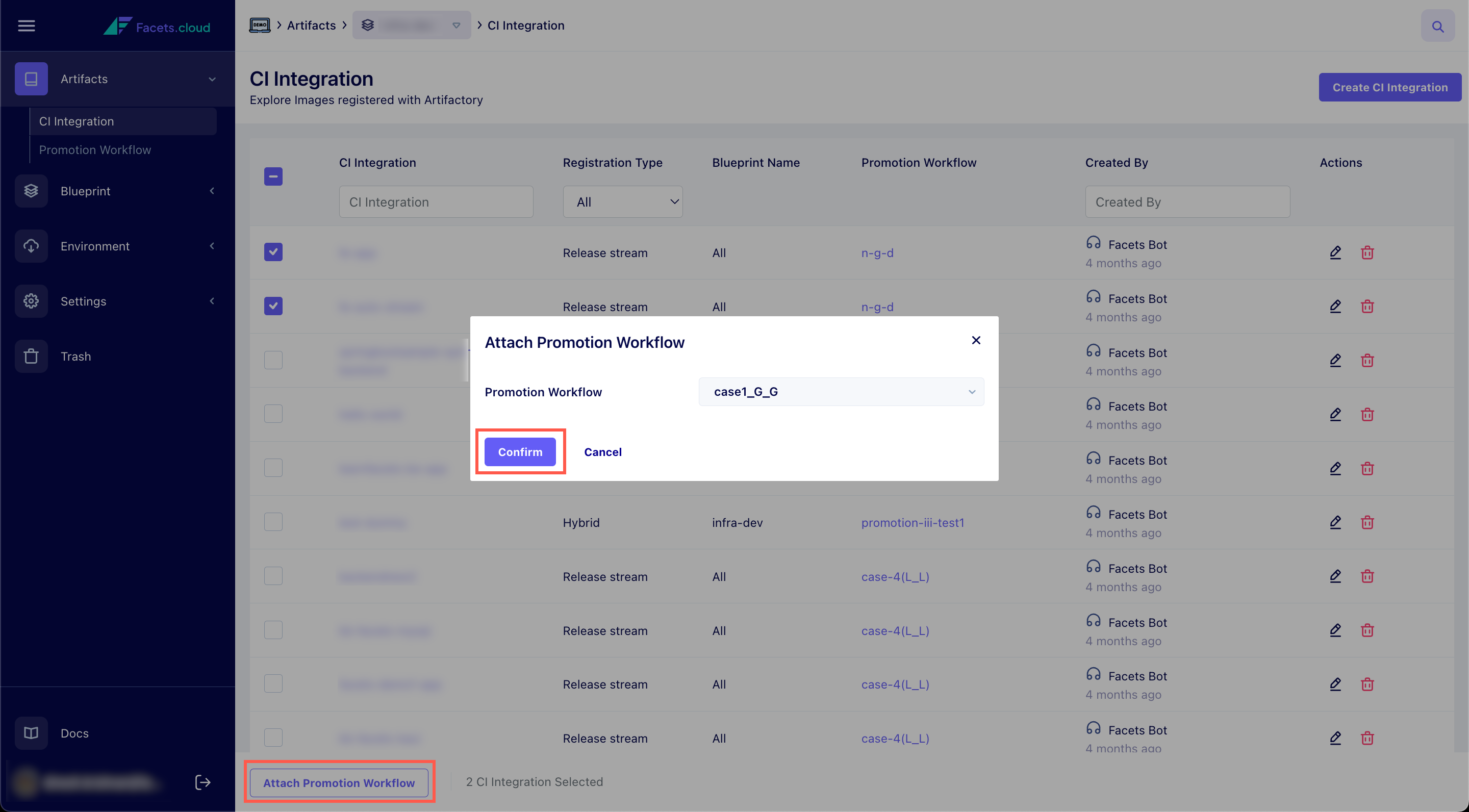 Attach Promotional Workflow