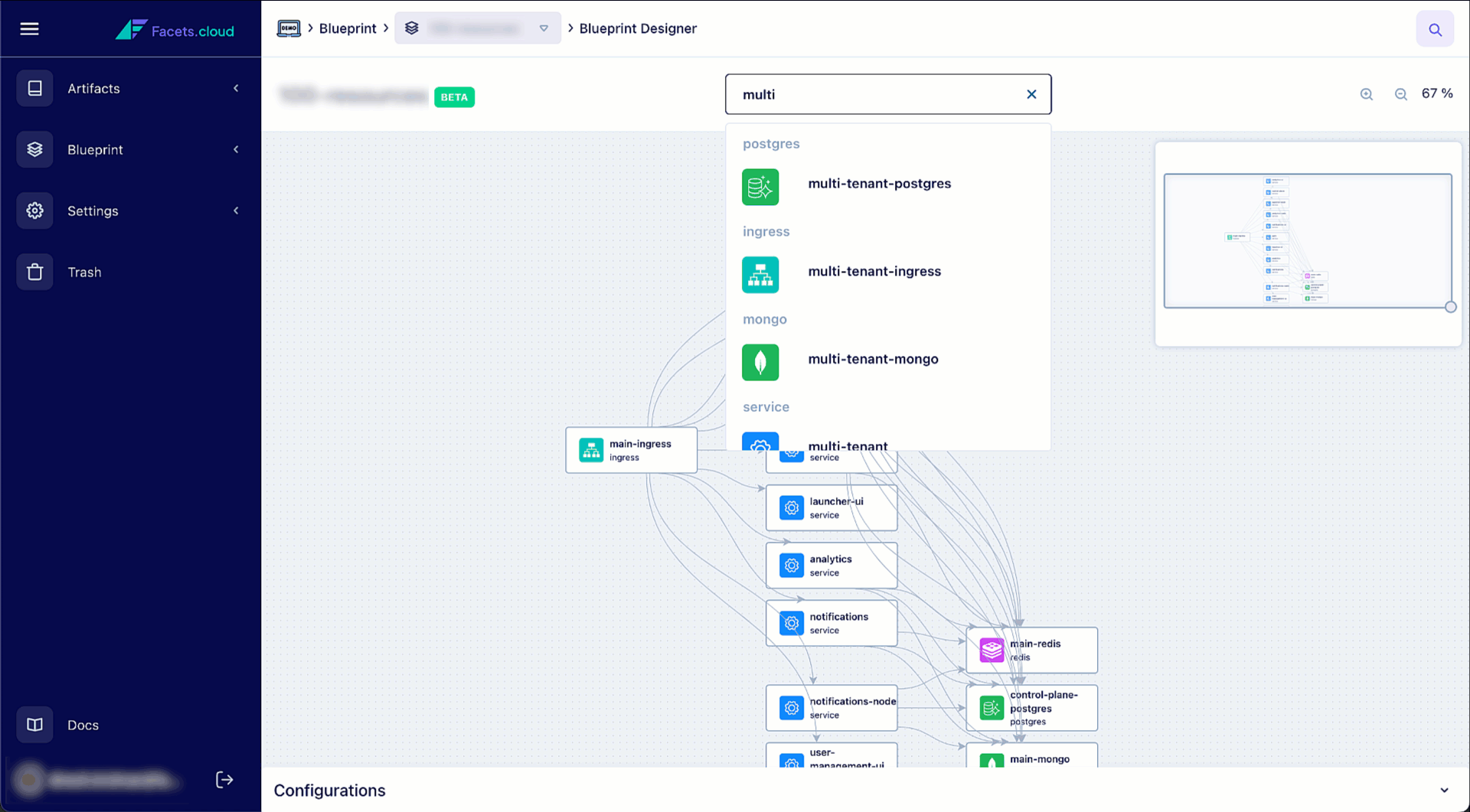Search in Blueprint Designer