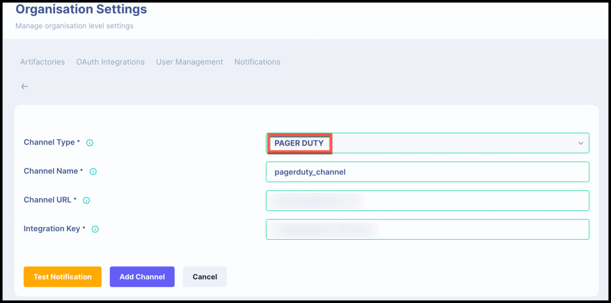 Zenduty and PagerDuty Channel types (Click on the image to expand)